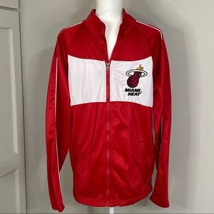 Miami Heat Red & White Sport Jacket Medium